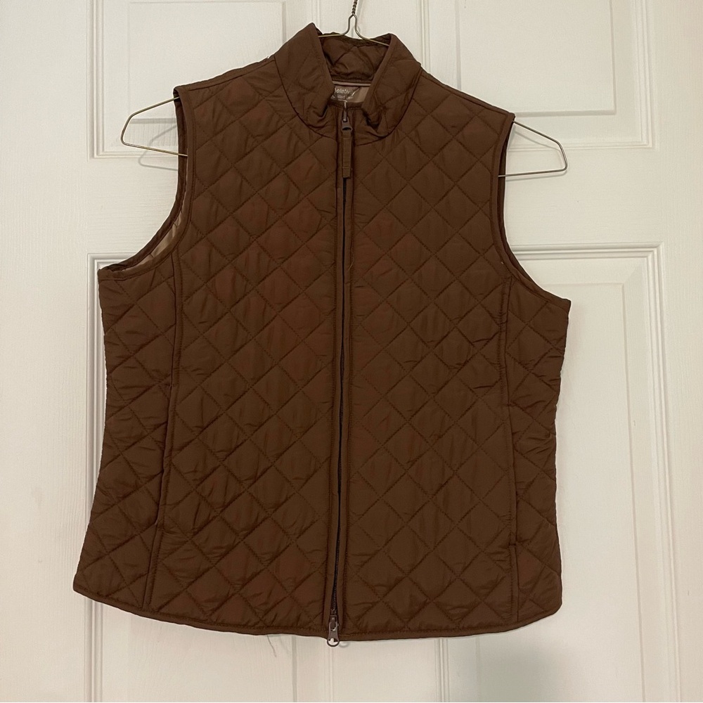 Quilted Brown Vest